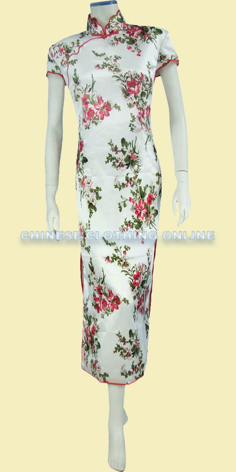 Cup-sleeve Long-length Cheongsam (CM)