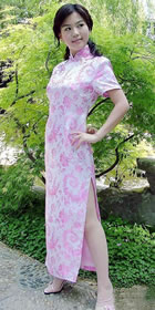 Short-sleeve Long-length Cheongsam (CM)