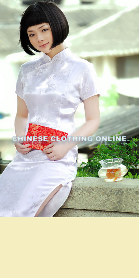 Short-sleeve Long-length Cheongsam (CM)