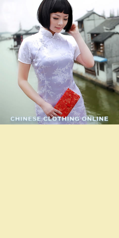 Short-sleeve Long-length Cheongsam (CM)