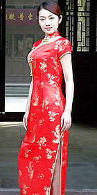 Cup-sleeve Long-length Cheongsam (CM)