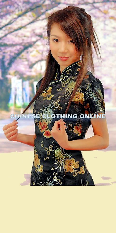 Short-sleeve Long-length Cheongsam (CM)