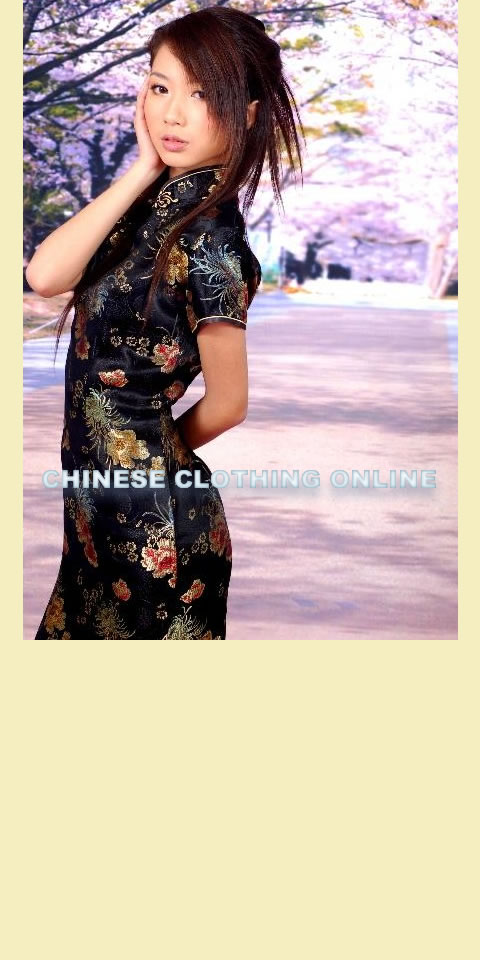 Short-sleeve Long-length Cheongsam (CM)