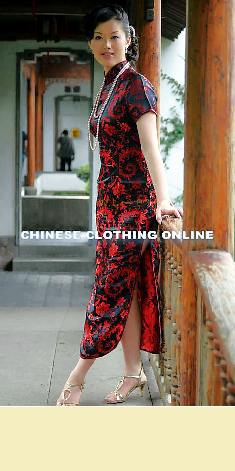 Short-sleeve Long-length Cheongsam (CM)