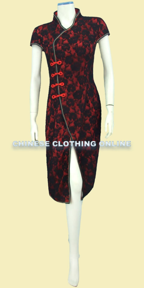 Cup-sleeve Long-length Cheongsam (CM)