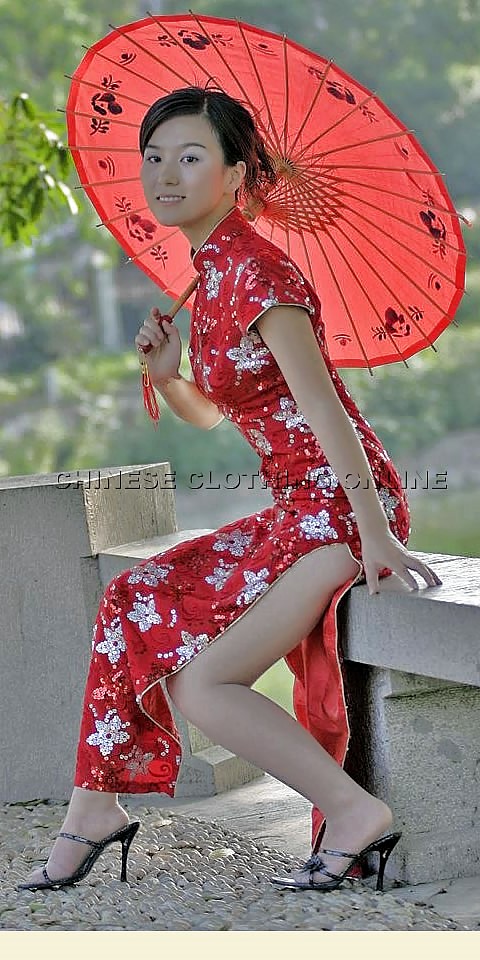 Cup-sleeve Long-length Cheongsam (CM)