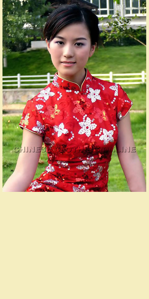 Cup-sleeve Long-length Cheongsam (CM)