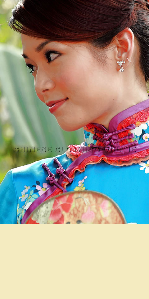 Short-sleeve Long-length Cheongsam (CM)