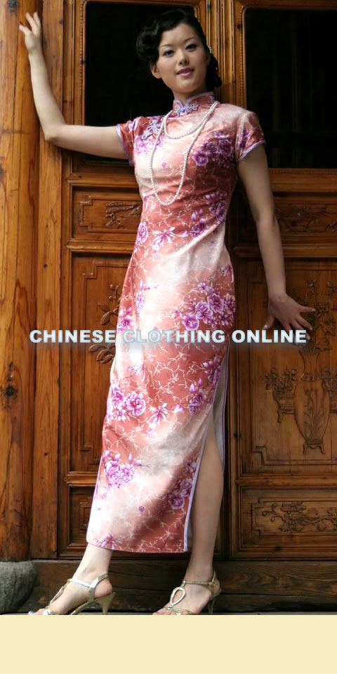 Cup-sleeve Long-length Cheongsam (CM)