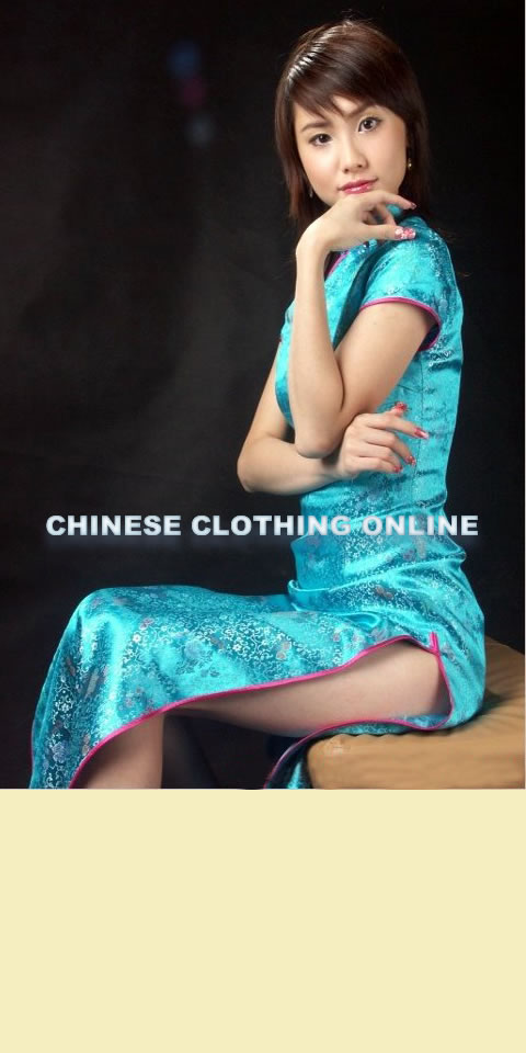 Short-sleeve Long-length Cheongsam (CM)