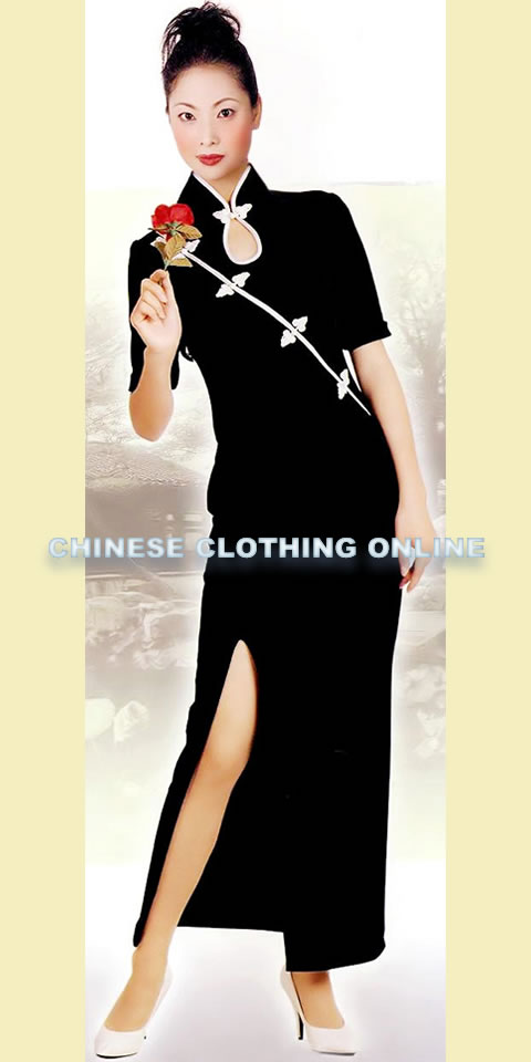 Mid-sleeve Long-length Cheongsam (CM)