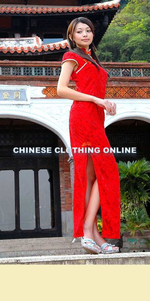 Cup-sleeve Long-length Cheongsam (CM)