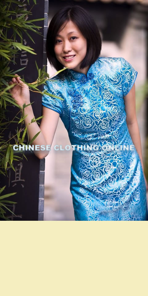 Short-sleeve Long-length Cheongsam (CM)