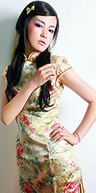 Cup-sleeve Long-length Cheongsam (CM)