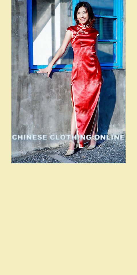 Cup-sleeve Long-length Cheongsam (CM)