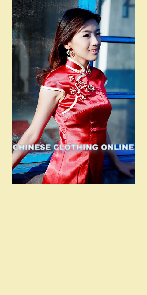 Cup-sleeve Long-length Cheongsam (CM)