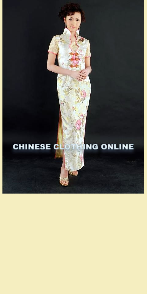 Short-sleeve Long-length Cheongsam (CM)