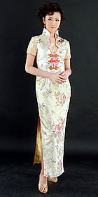 Short-sleeve Long-length Cheongsam (CM)