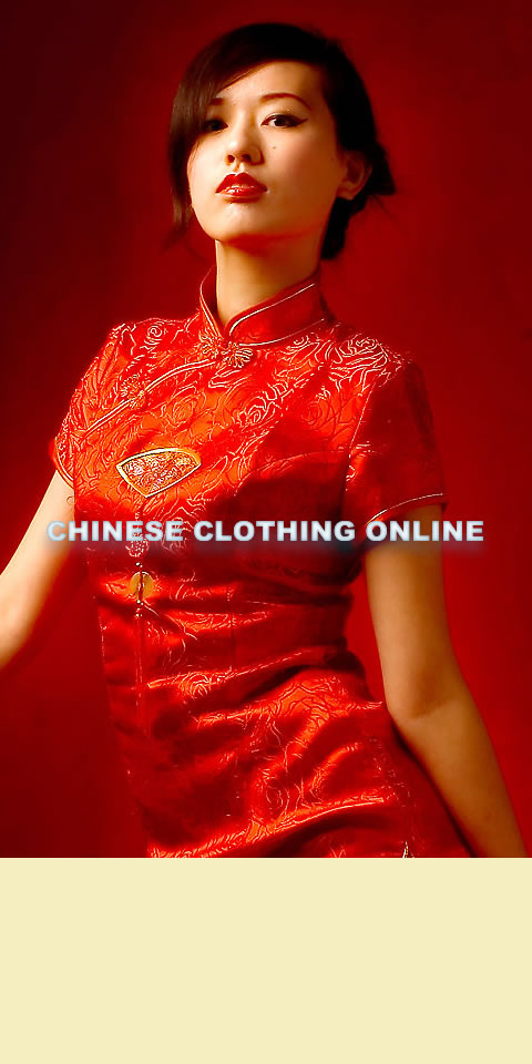 Short-sleeve Long-length Cheongsam (CM)