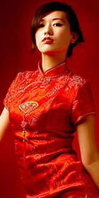 Short-sleeve Long-length Cheongsam (CM)