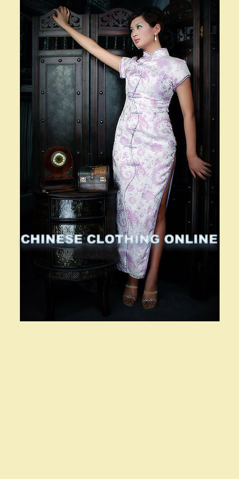 Short-sleeve Long-length Cheongsam (CM)