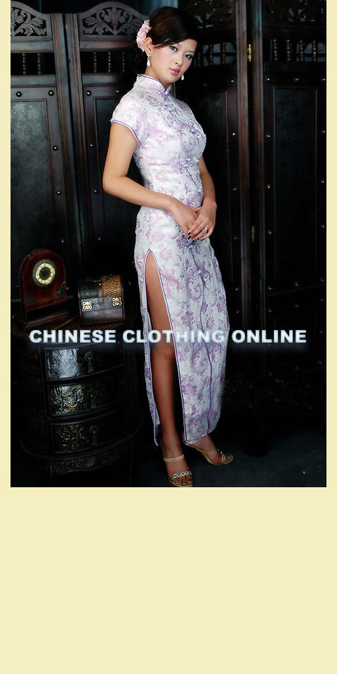 Short-sleeve Long-length Cheongsam (CM)