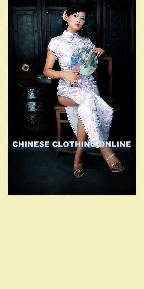 Short-sleeve Long-length Cheongsam (CM)