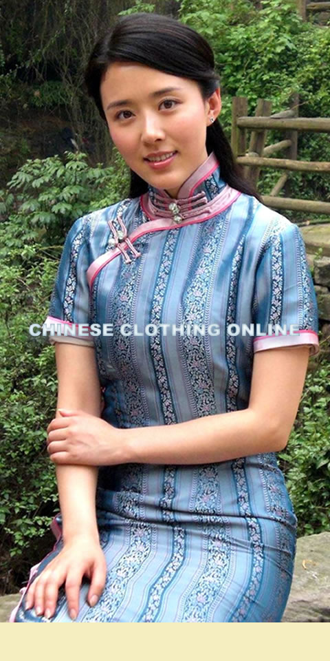 Short-sleeve Long-length Cheongsam (CM)