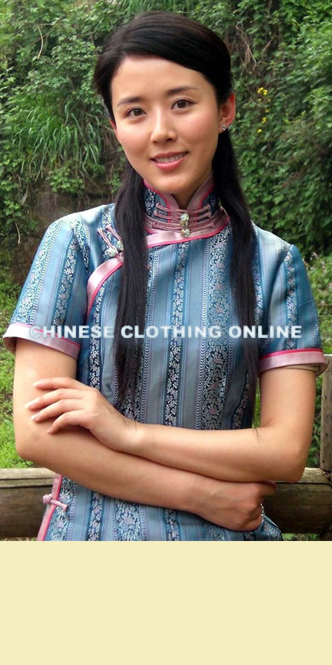 Short-sleeve Long-length Cheongsam (CM)