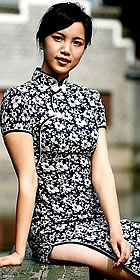 Short-sleeve Long-length Cheongsam (CM)