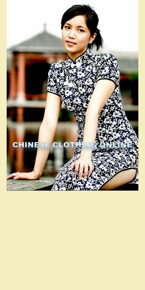 Short-sleeve Long-length Cheongsam (CM)