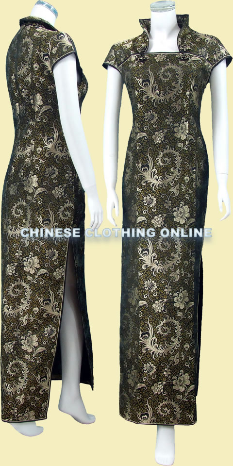 Cup-sleeve Long-length Cheongsam (CM)