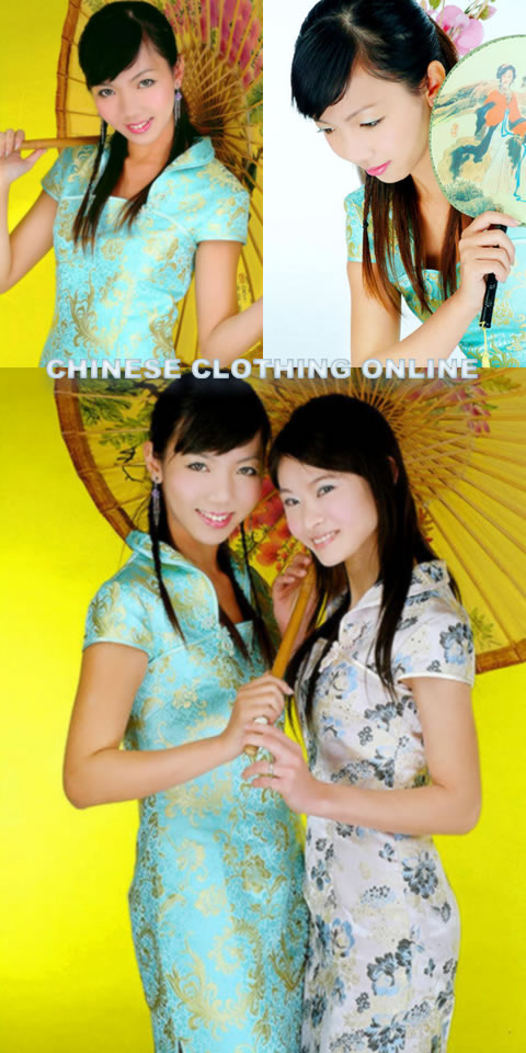 Cup-sleeve Long-length Cheongsam (CM)