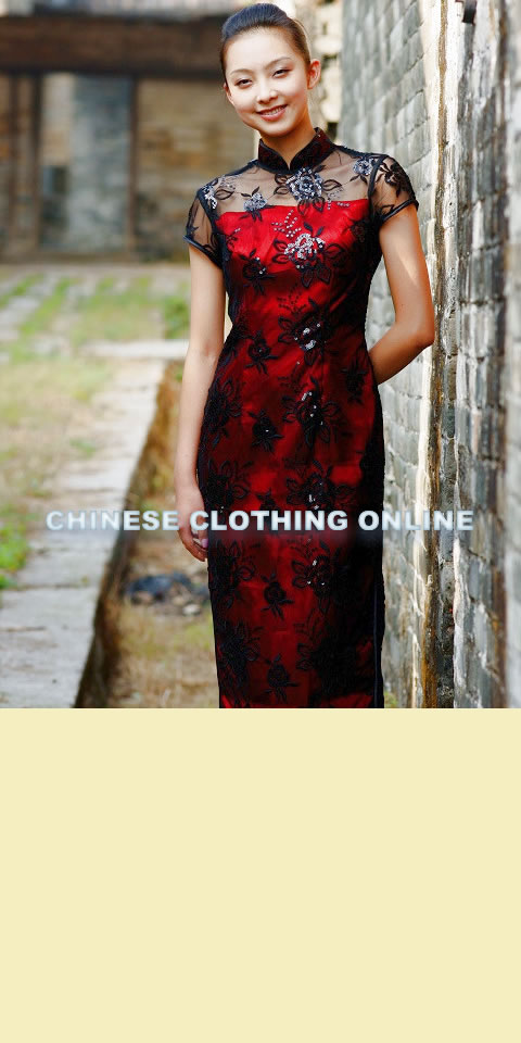 Short-sleeve Long-length Cheongsam (CM)