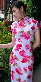 Cup-sleeve Long-length Cheongsam (CM)