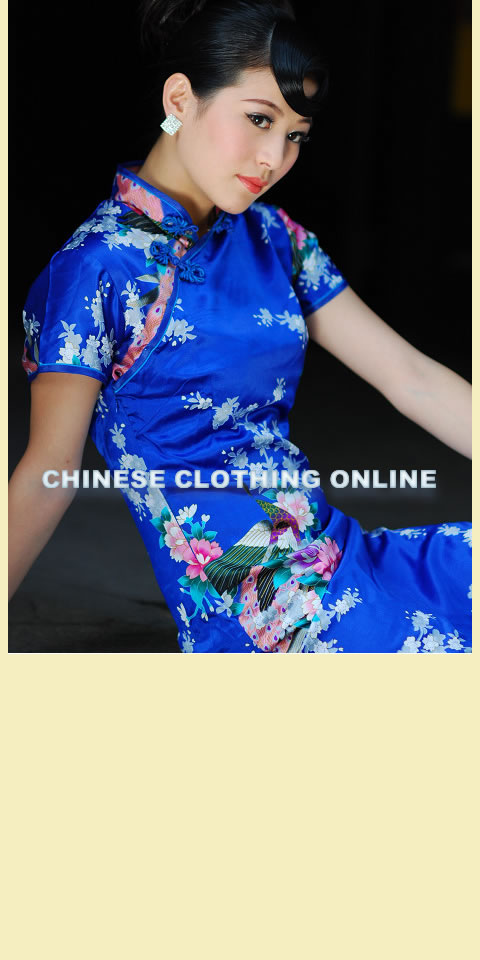 Short-sleeve Long-length Cheongsam (CM)