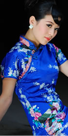 Short-sleeve Long-length Cheongsam (CM)