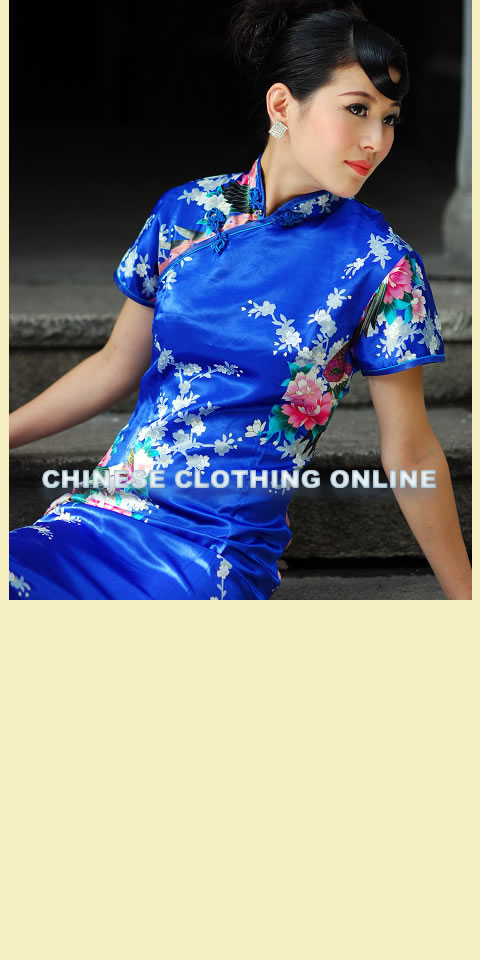 Short-sleeve Long-length Cheongsam (CM)