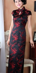 Cup-sleeve Long-length Cheongsam (CM)