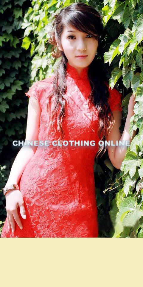 Cup-sleeve Long-length Cheongsam (CM)