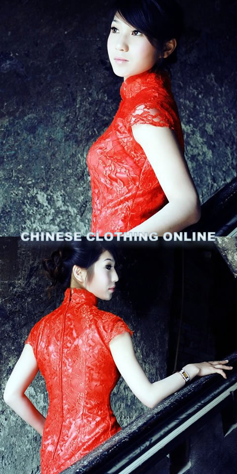 Cup-sleeve Long-length Cheongsam (CM)