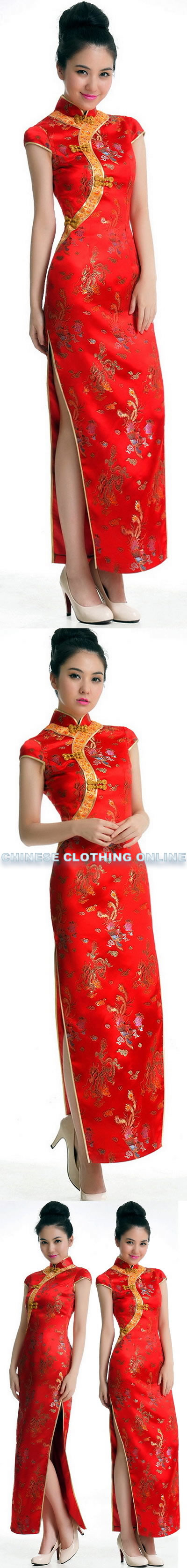 Cup-sleeve Long-length Cheongsam (CM)