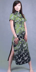 Short-sleeve Long-length Cheongsam (CM)