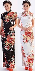 Short-sleeve Long-length Cheongsam (CM)