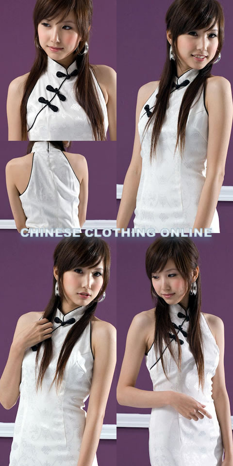 Cut-in Shoulders Long-length Cheongsam (CM)