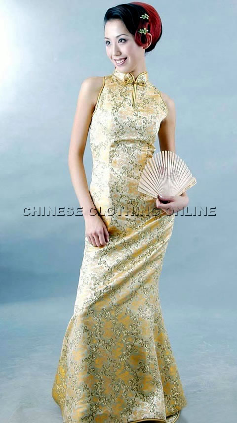 Cut-in Shoulders Fishtail Cheongsam (CM)