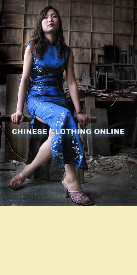 Sleeveless Long-length Cheongsam (CM)