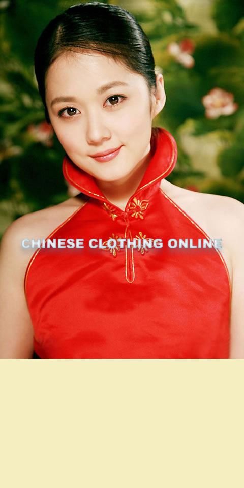 Cut-in Shoulders Bareback High Collar Long-length Cheongsam (CM)