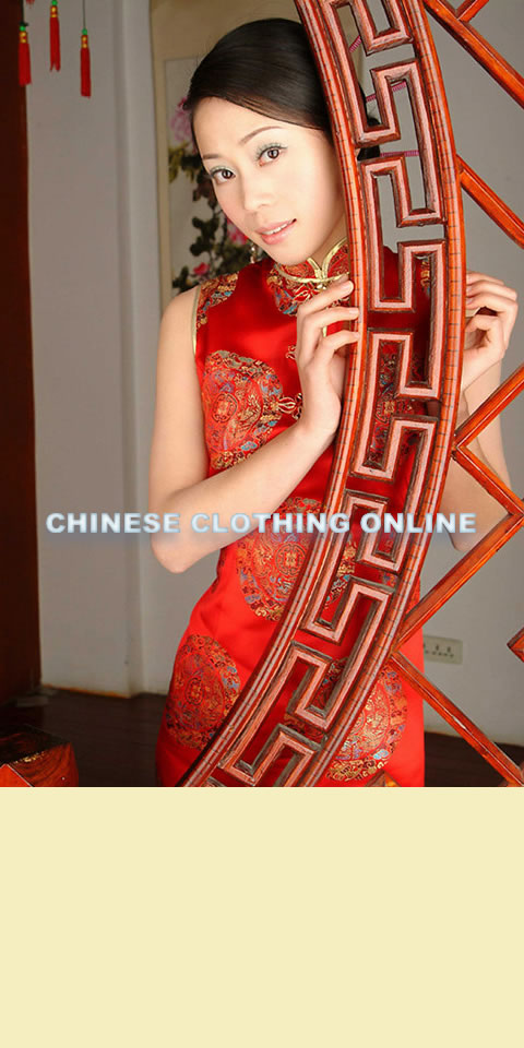 Sleeveless Long-length Cheongsam (CM)