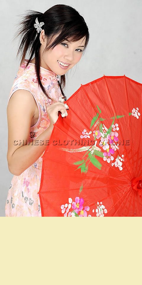 Sleeveless Long-length Cheongsam (CM)